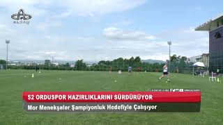 52 Orduspor yeni sezon hazırlıklarını Ordu'da sürdürüyor