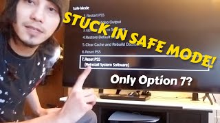 PS5 How to Fix Stuck in Safe Mode Error | Only Option 7 Available (2022)