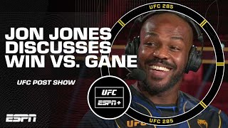 Jon Jones breaks down Gane win, says Stipe Miocic better give 100% of himself for their fight