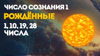 Цифровая психология, сютцай число сознания 1 - люди, рожденные 1, 10, 19, 28 числа