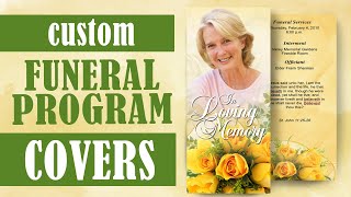 Funeral Program Covers - Custom Funeral Program Templates
