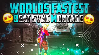 World's Fastest Beat sync Montage Ever || Free Fire Fastest Beat Sync By Rd Gaming | In Android