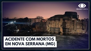 Acidente deixa um morto e feridos em rodovia de Minas Gerais | Jornal da Noite
