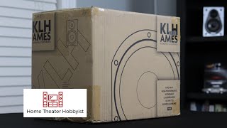 KLH AMES Bookshelf Speakers:  Unboxing and Overview