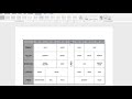 how to make a timetable in word ms word tutorials