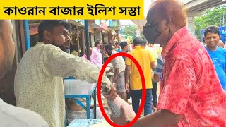 অন্যান্য জায়গা থেকে কাওরান বাজার ইলিশ কেজিতে ৩০০ টাকা কমে পাওয়া যাচ্ছে!!