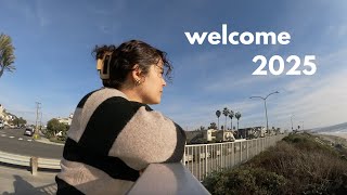 start of 2025 | implementing intentions, new books \u0026 productive days - a vlog