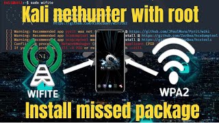 install missed tools on wifite all need tools | kali nethunter #kalilinux