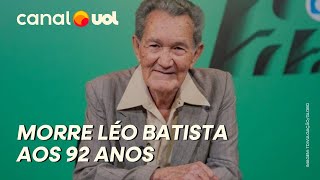 LÉO BATISTA, A 'VOZ MARCANTE' DO JORNALISMO BRASILEIRO, MORRE NO RIO AOS 92 ANOS; RELEMBRE CARREIRA