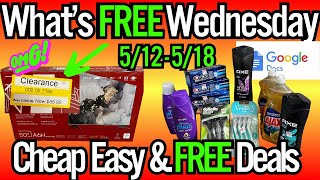 Whats FREE Wednesday 😱🔥Easy Coupon Deals😱🔥Easy Free & Cheap Deals This Week #new