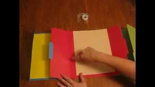 Adding a page to a lapbook.mpg