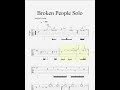 Broken People Solo Tab