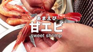 Become Sushi “sweet shrimp”〜 甘エビ（あまえび）鰤門（しもん） 鮨 なかむら