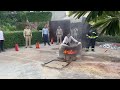 how to use fire blanket របៀបប្រើប្រាស់ភួយពន្លត់អគ្គិភ័យ