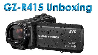 JVC GZ-R415 Video Camera unboxing