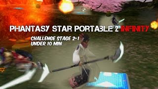 Phantasy Star Portable 2 Infinity ♦ Challenge Mode, Stage 2-1 \