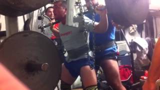 Josh Martin Cube Rep Squats 550 x 5