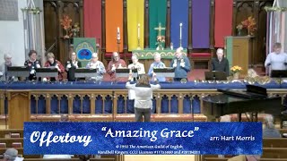 Offertory “Amazing Grace” Buckingham Handbell  Ringers - FUMC Oneonta, NY (11/17/24)