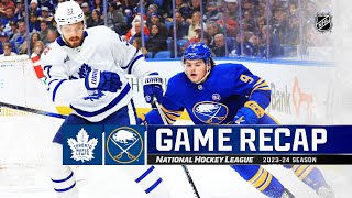Maple Leafs @ Sabres 12/21 | NHL Highlights 2023
