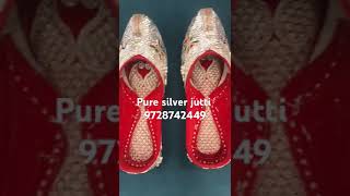 pure silver jutti all size available cont 9728742449