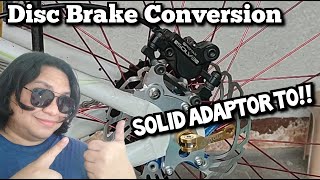 Disc Brake Conversion | Brake adaptor review