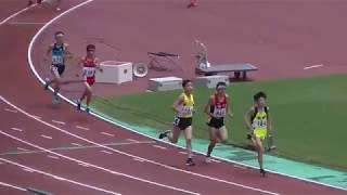 20180609北九州市中学陸上各区大会 中2男子1500m決勝（小倉南・八幡東）