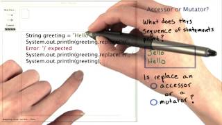 Accessor or Mutator? - Intro to Java Programming