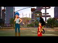 Kid Goku time travel adventure: Kid Goku meets future Bulma (new sparking zero fan mad project)