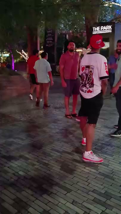 Street fighting in Las Vegas