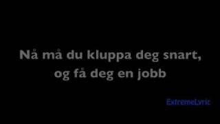 Eg va for tysste - Sibbe (LYRICS ON SCREEN)