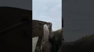 Ukraine - XX.10.2022. POV Of Ukrainian AZP S-60 57mm Anti Aircraft Gun In Action.