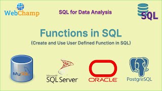 SQL 13: Function in SQL || Create and Use Function in SQL || User Defined Function for Calculation