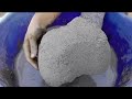 ASMR || Crunchy sand and cement texture huge apples water 💦 crumbling || #oddlysatisfying