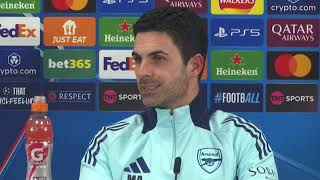 'Music a part of our culture' - Arteta says songs can 'trigger something' in team｜Arsenal｜UCL