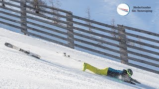 Skitechniek: stoppen na een val