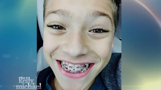 Kelly Ripa Takes Her Son Joaquin to Get Braces