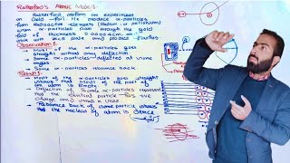 Part-1  Rutherford's Atomic Model (Experiment, Observation and Results) | 11th class chemistry |ch#5