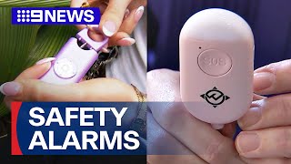 New pocket-sized safety alarms helping deter potential attackers | 9 News Australia