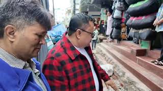 Anit thapa visited kharsang market and going to make permanent shop for shopkeepers