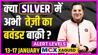 silver price prediiction 13-17 January | mcx silver latest news | xagusd technical analysis #silver