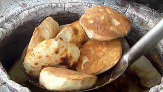 Old-fashioned Hu jiao bing, Clay oven roll, and Small Shortbread making