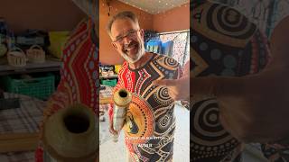 Une restauration d’ embouchures de Didgeridoo avec de la cire chaude 🇦🇺 #didgeridoo #restauration