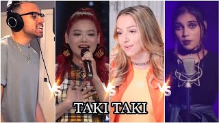 TAKI TAKI Cover by Aish vs Emma Heesters English DJ Snake   Taki Taki ft  Selena Gomez,
