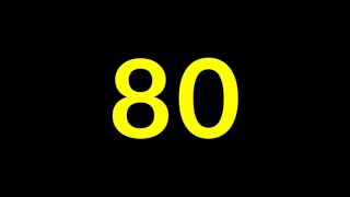 80 Seconds Countdown Timer With Sound Effect