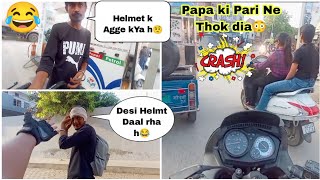 Petrol Pump Pr Kya hova😱 #roadrage #motovlogger #papakipari #sirsa