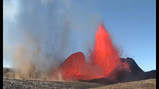 Iceland's newest Geysir — now in color! (Fagradalsfjall, 2021)