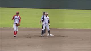 福井ミラクルエレファンツ#6荒道好貴2019 08 11信濃戦（敦賀）