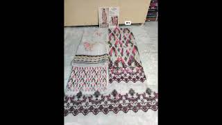 Open pics of Sunshine Bloom printkari by Al zohaib #lawn #originalpakistanisuits #binsaeed #tawakkal