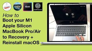 Boot your M1 MacBook Pro or Air to Recovery + Reinstall macOS [Apple Silicon]