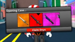 Assassin Unboxing For The New Knives Roblox Assassin - codes for exotic knifes on roblox assassin
